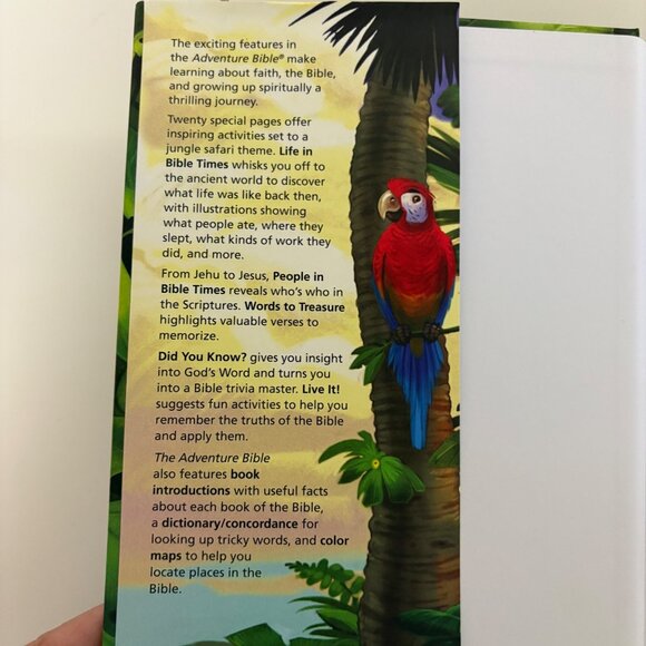 NIV Adventure Bible Hardcover For Kids Dictionary Concordance Maps - Picture 9 of 9